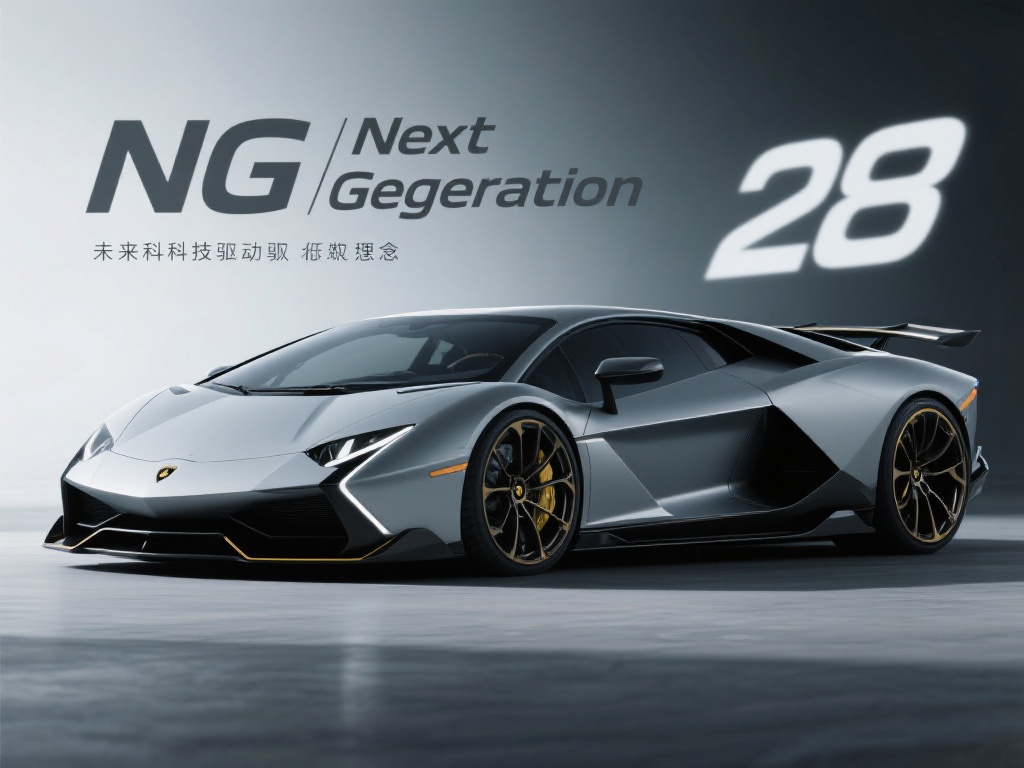 探秘兰博基尼NG28超跑设计与性能解析 从命名来看,“NG”即Next Generatio